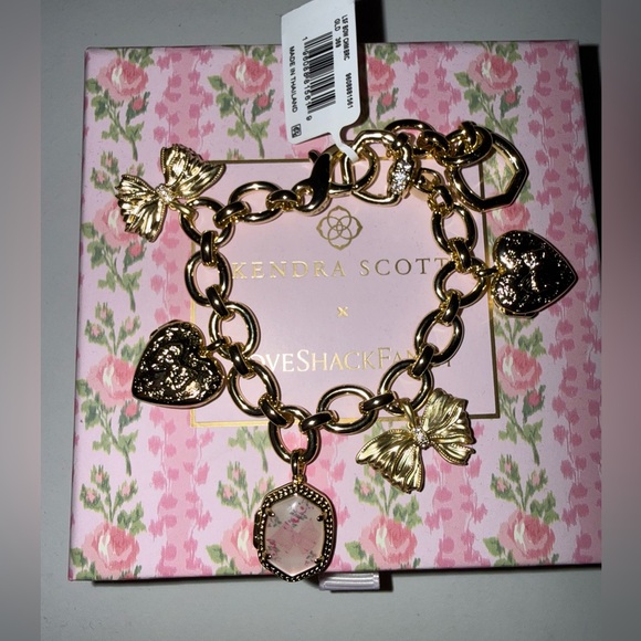 Kendra Scott x LoveShackFancy Gold Charm Bracelet - Picture 2 of 4